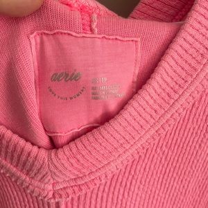 Aerie pink sweater